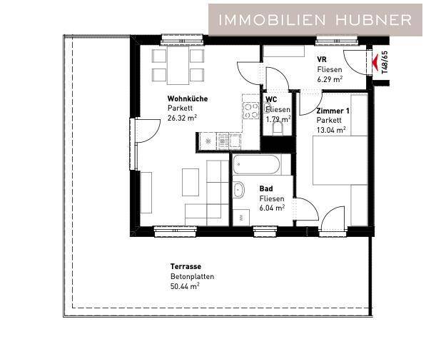 Grundriss Top 48/65