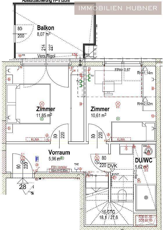 GRUNDRISS Ebene Eingang DG1