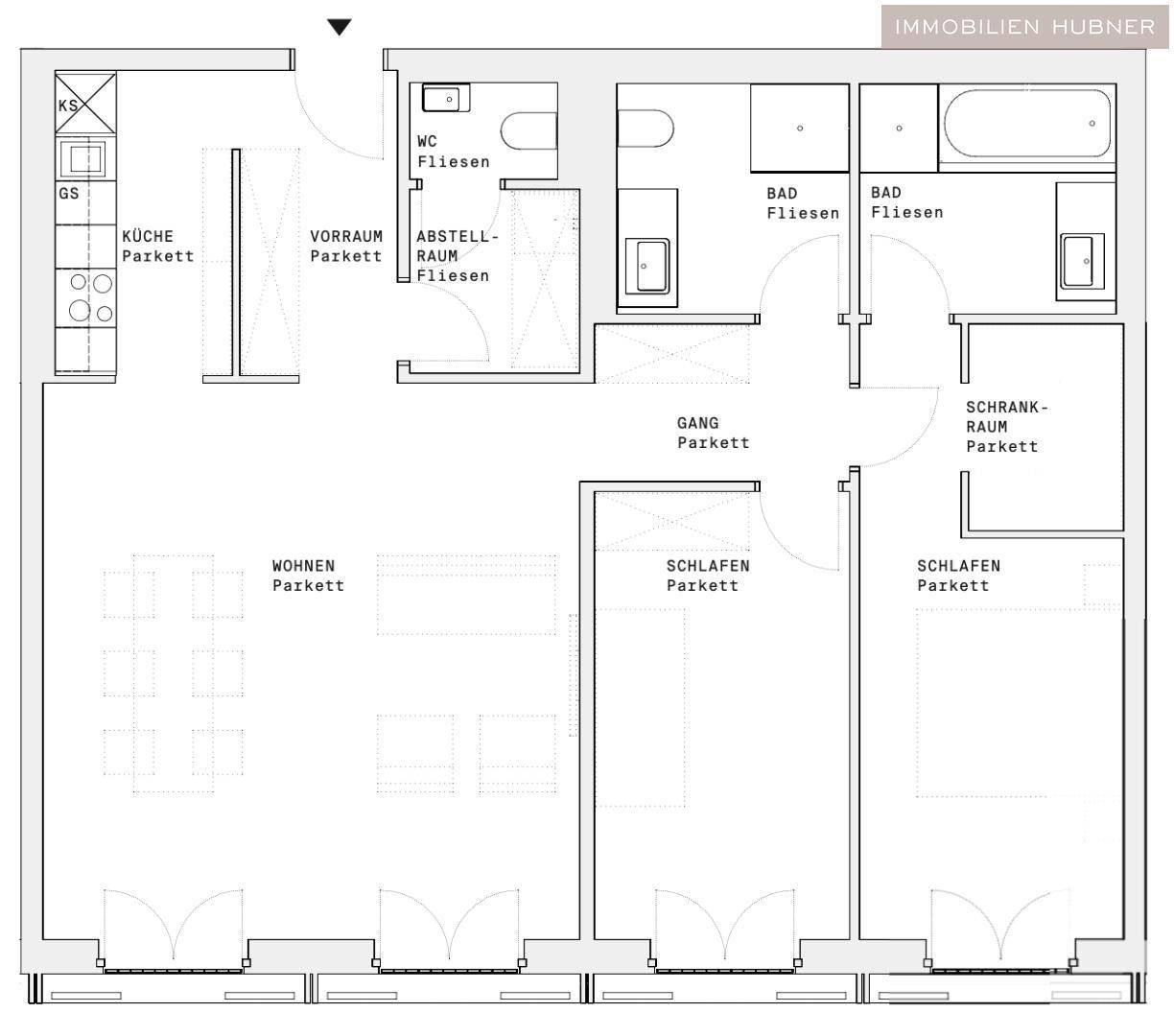 Grundriss Top 261