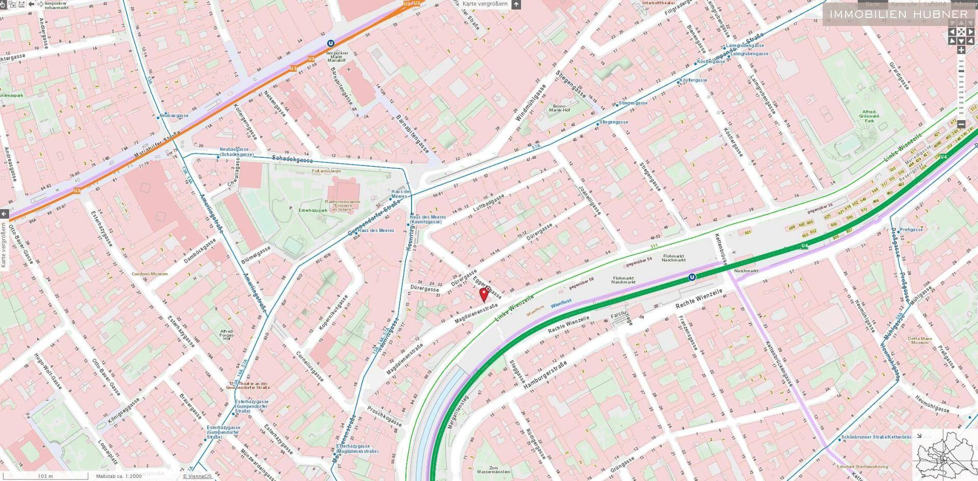Lageplan Öffis