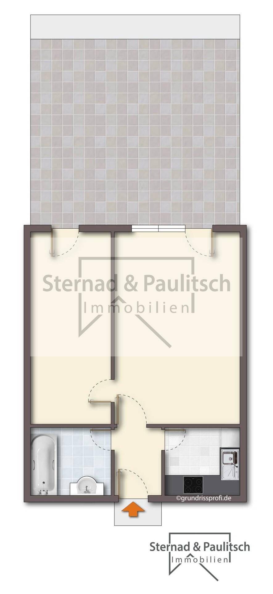 Grundriss unmöbiliert