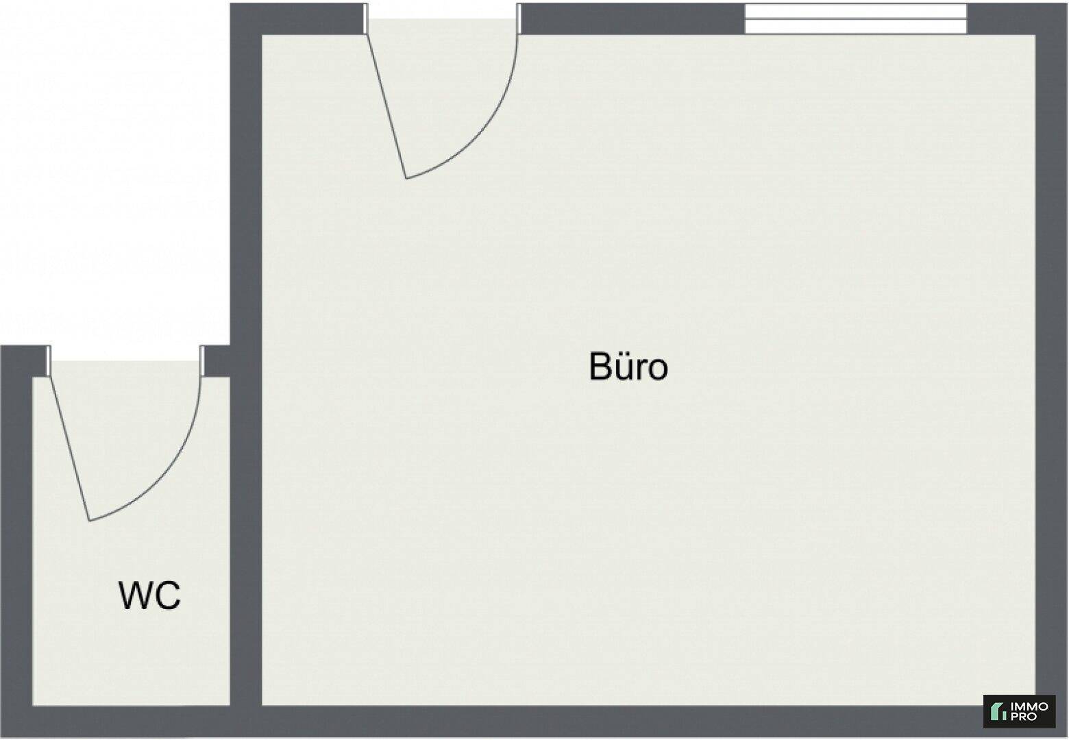 Büro - 1 Boden - 2D Floor Plan