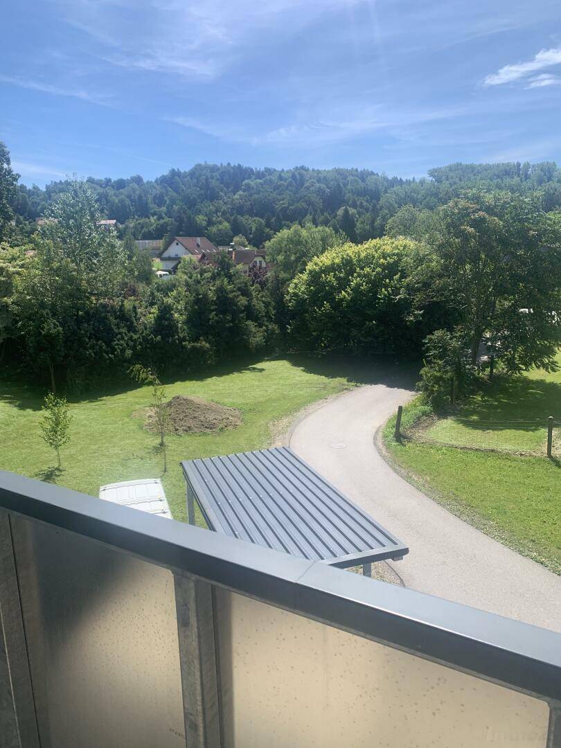 Ausblick vom Balkon