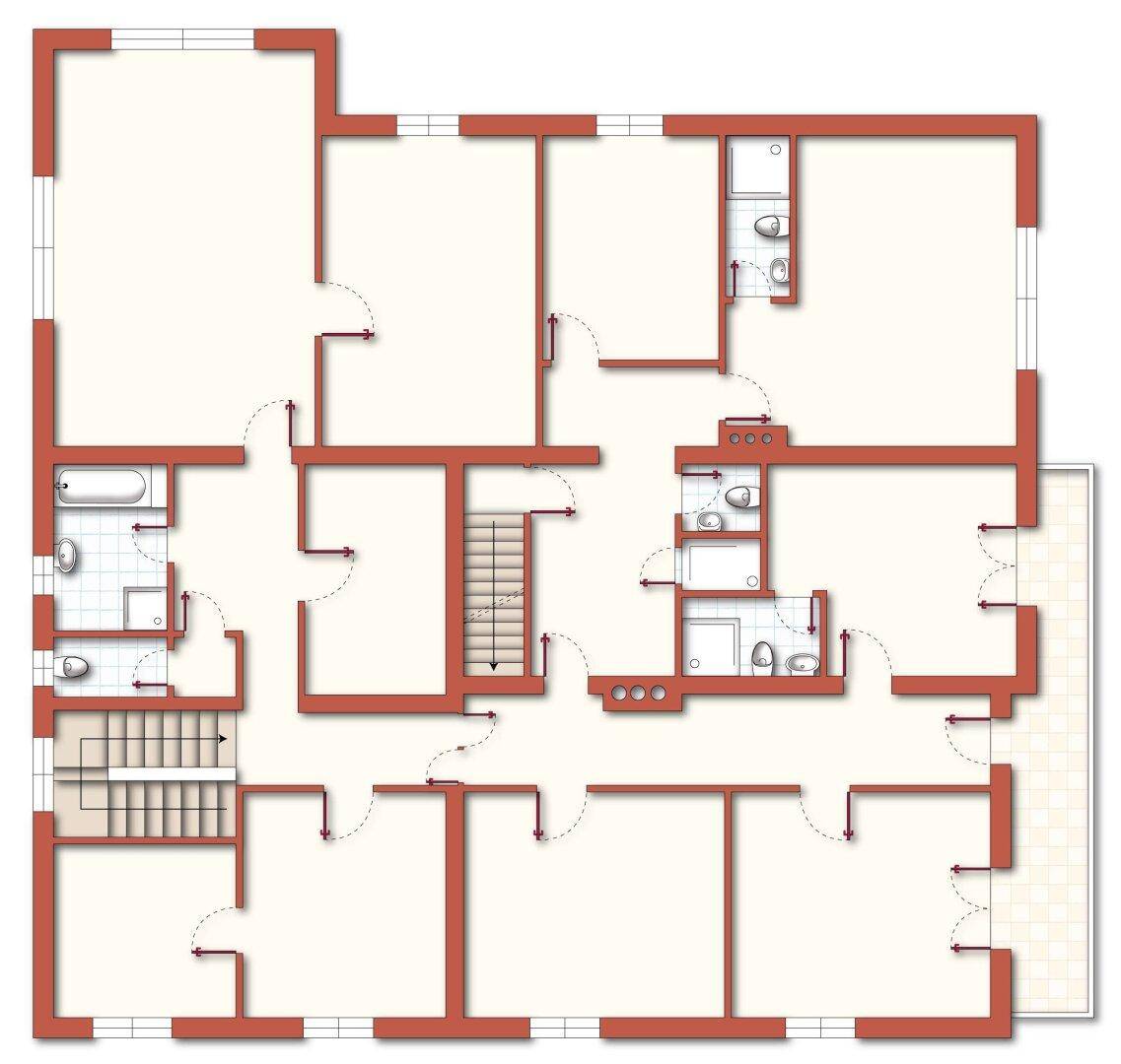 Grundriss 1. Obergeschoss