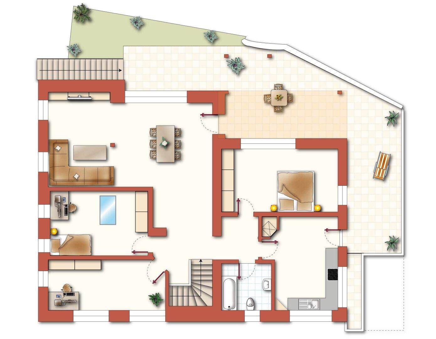 Grundriss Dachgeschoss