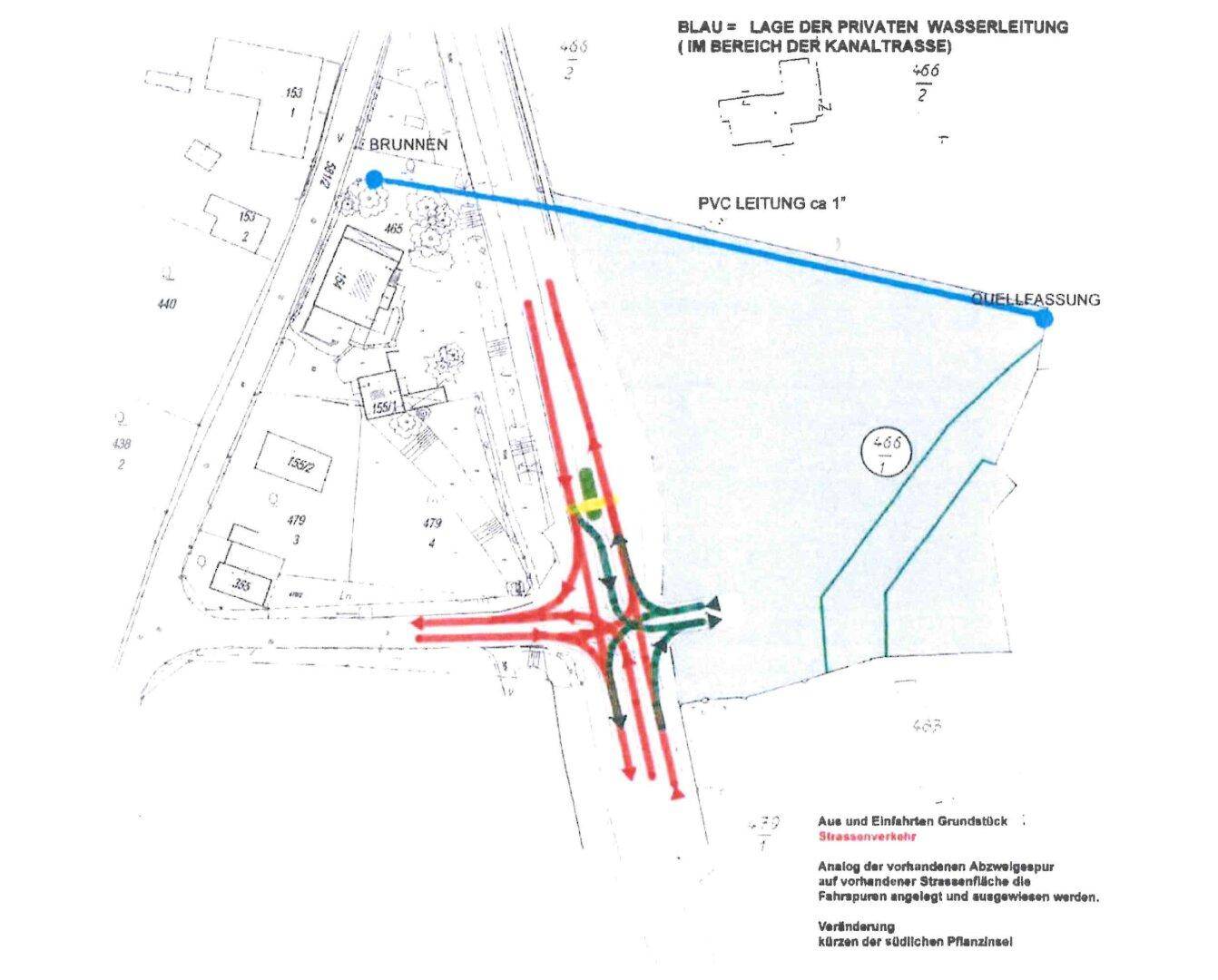 Plan Zufahrt