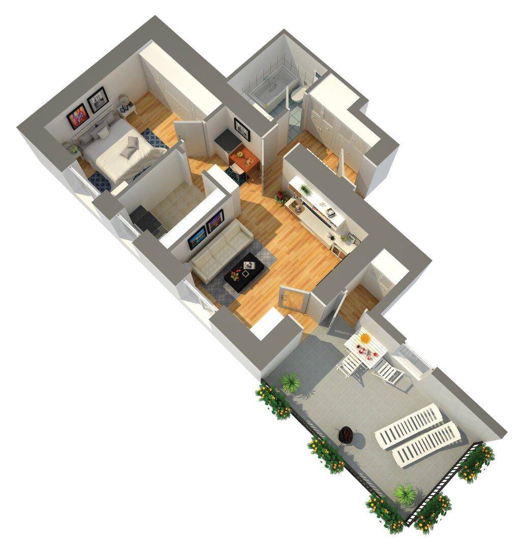 Grundriss Wohnung