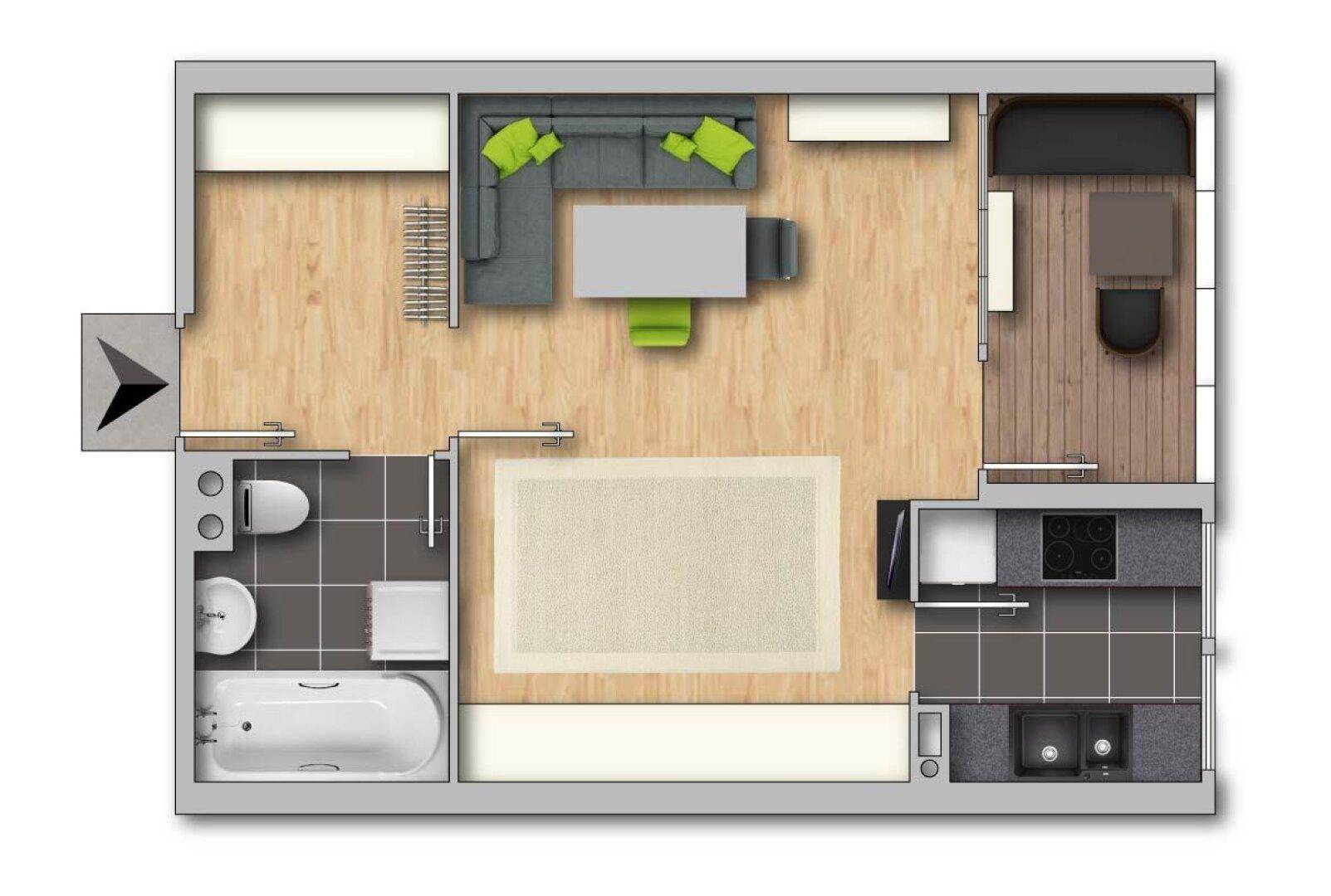 Grundriss Wohnung