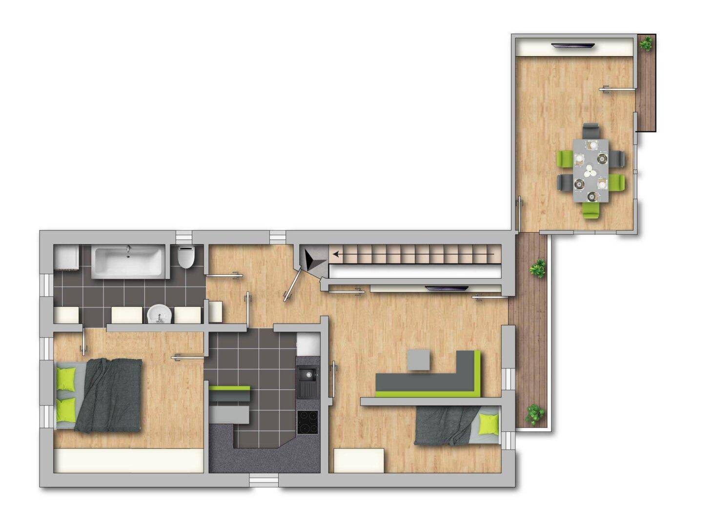 Grundriss Wohnung