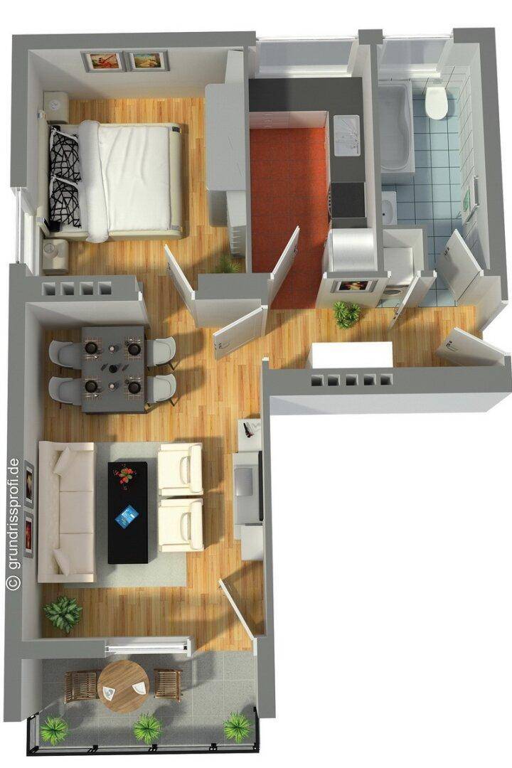 Grundriss Wohnung