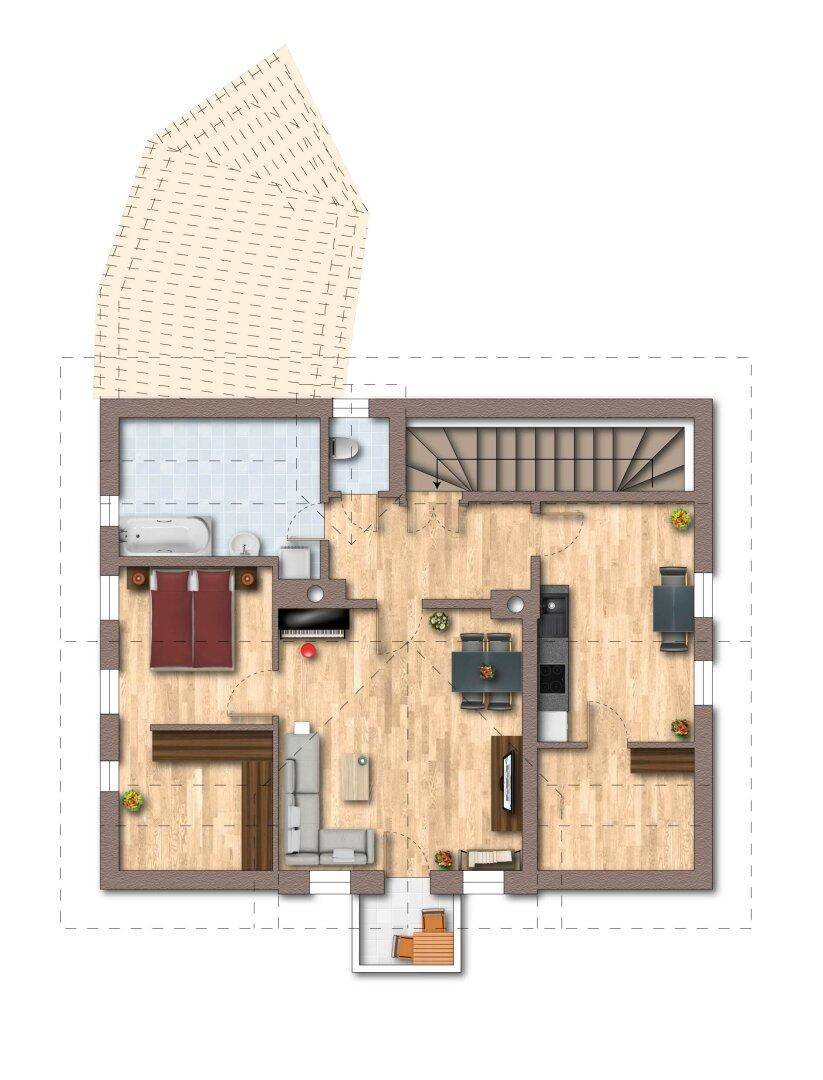 Grundriss Dachgeschoß