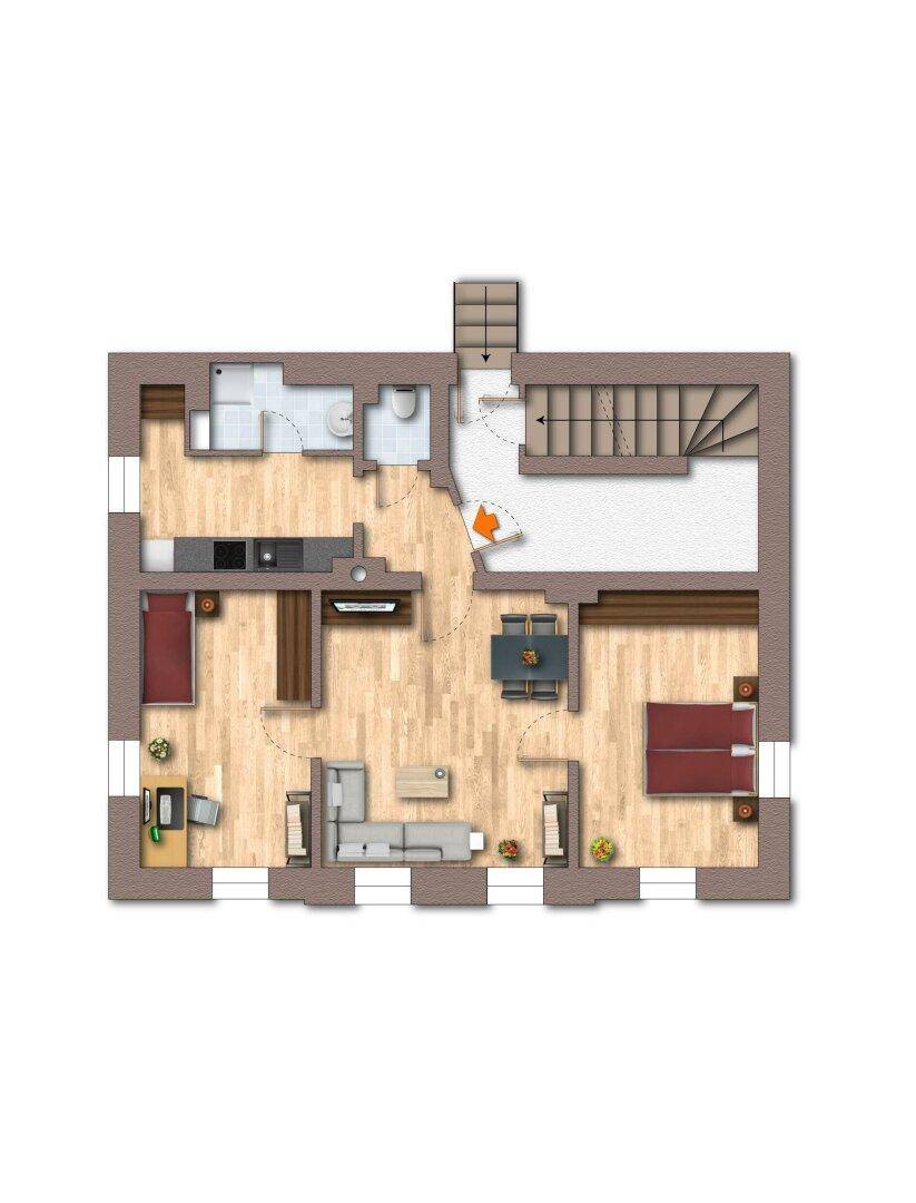 Grundriss Wohnung