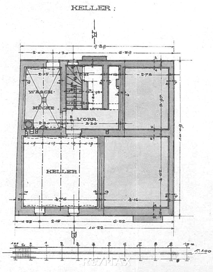 Grundriss Keller