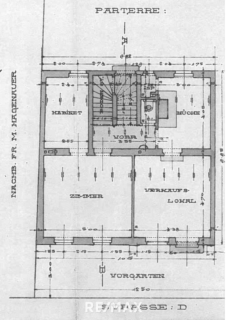 Grundriss Erdgeschoß