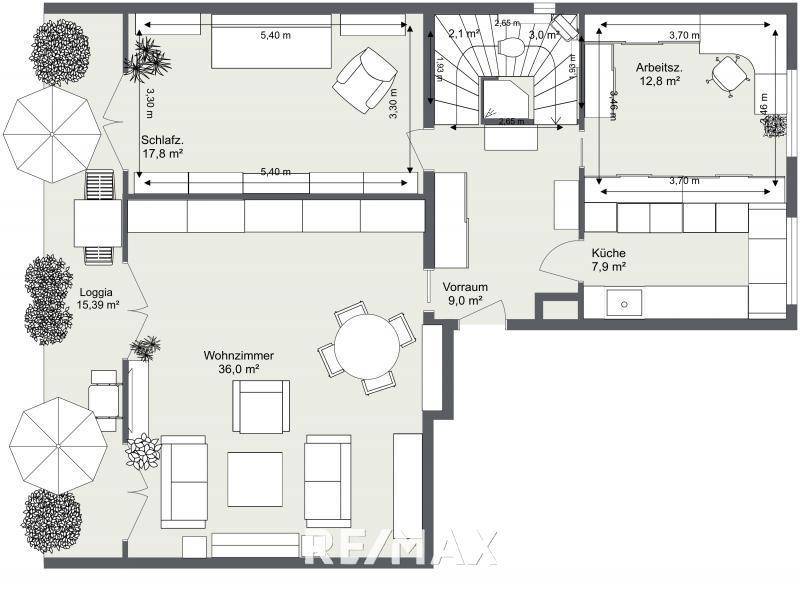 Erste Etage - 2D Plan