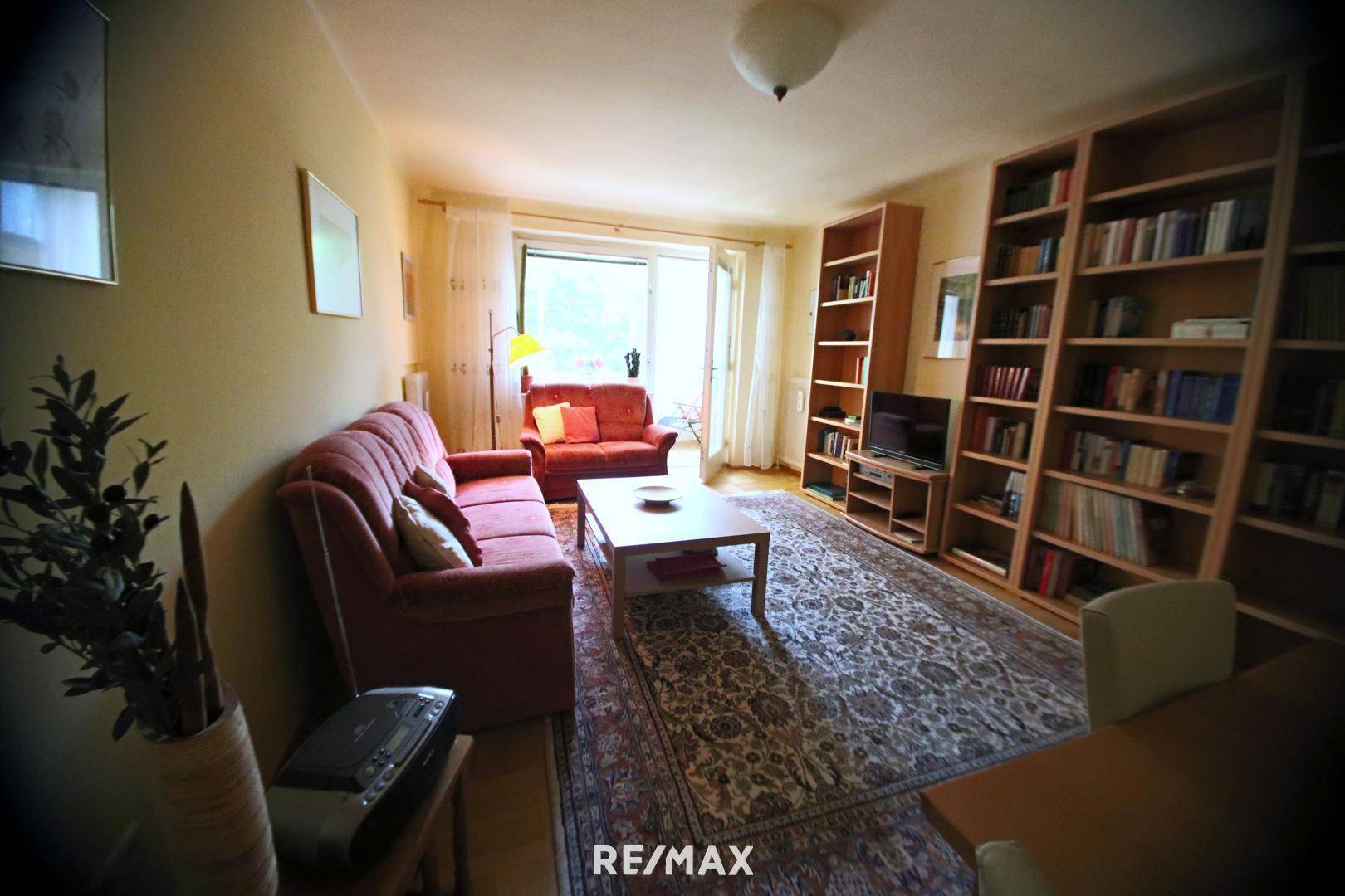 Wohnzimmer Richtung Loggia