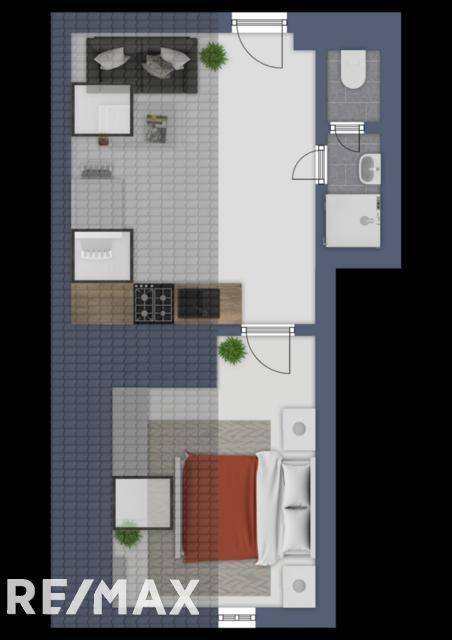 Grundriss Top 4 visualisiert