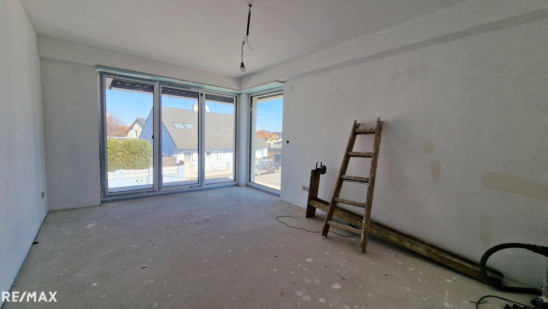 Schlafzimmer mit Balkon