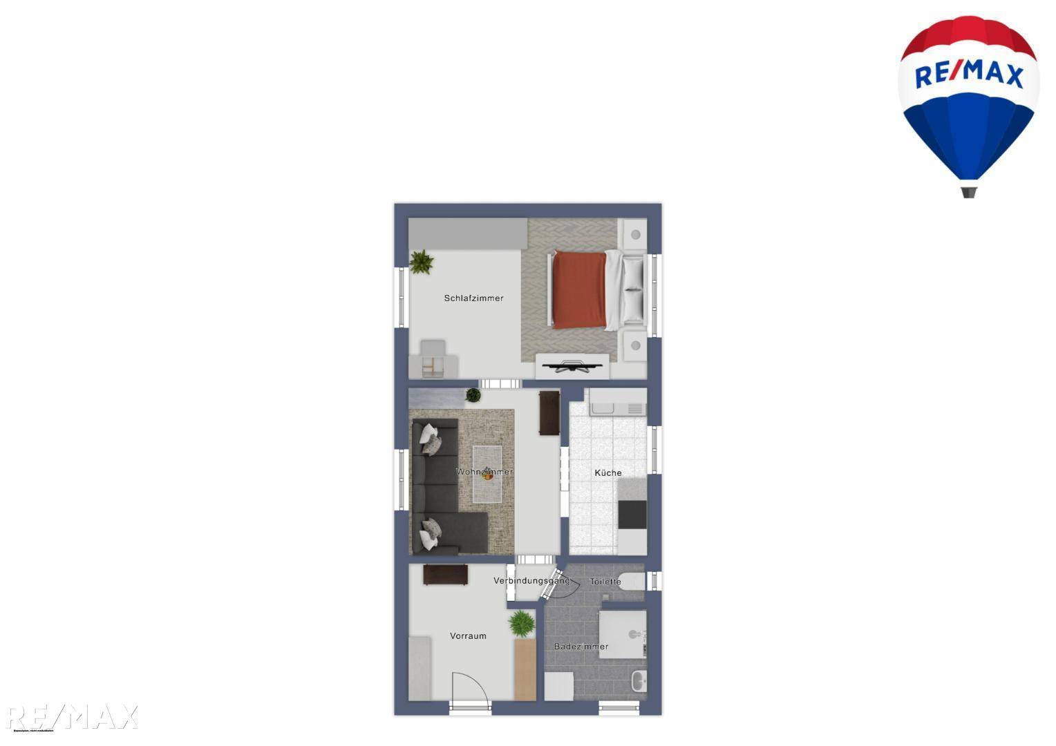 Grundriss möbliert