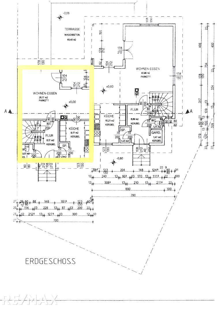 Grundriss Erdgeschoß
