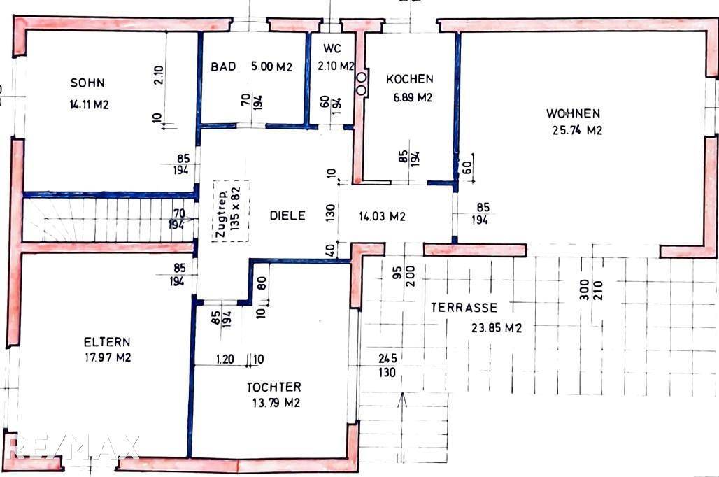 Plan Wohnraum