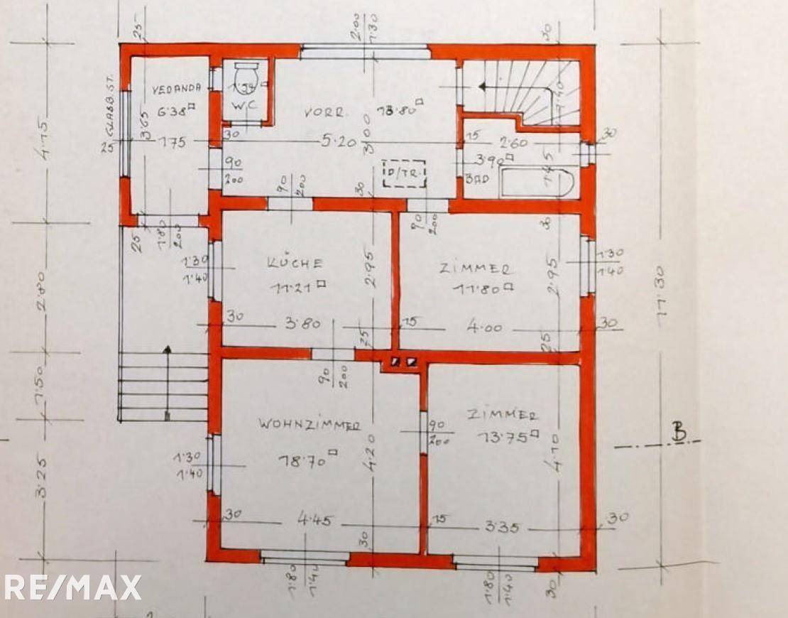 Plan Erdgeschoß