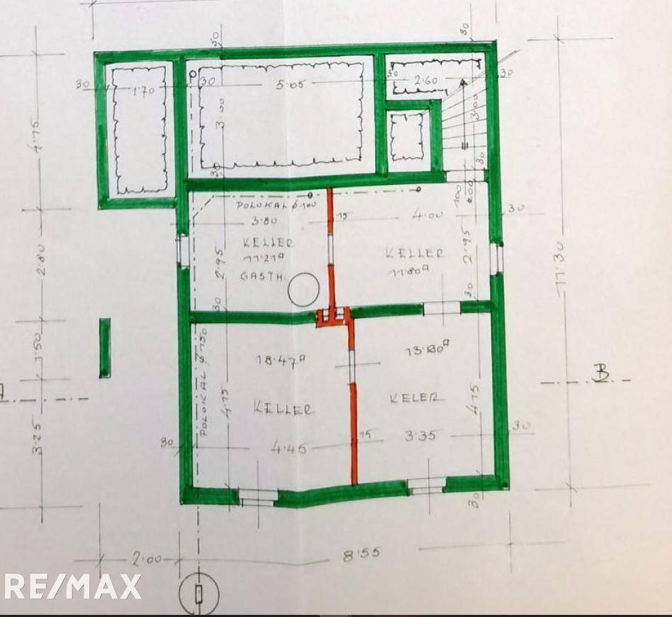 Plan Kellergeschoß