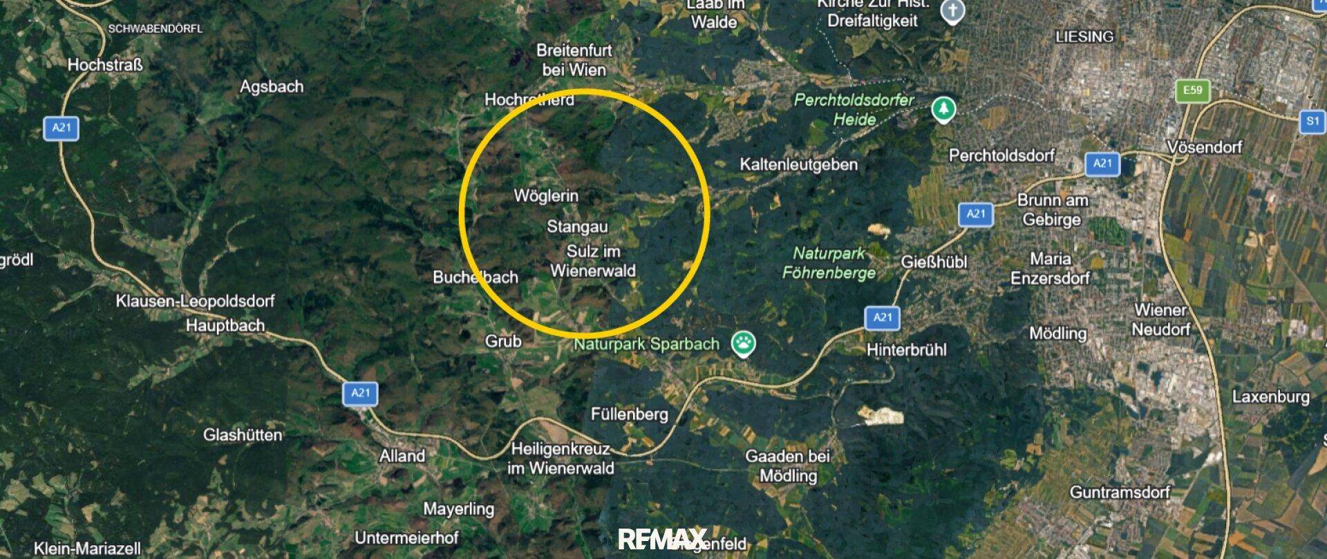 BAUTRÄGER AUFGEPASST! Gesamt ca. 8.380 m² Wohnbau- Grundstück in Grünruhelage, nähe A 21 - Ansicht 2