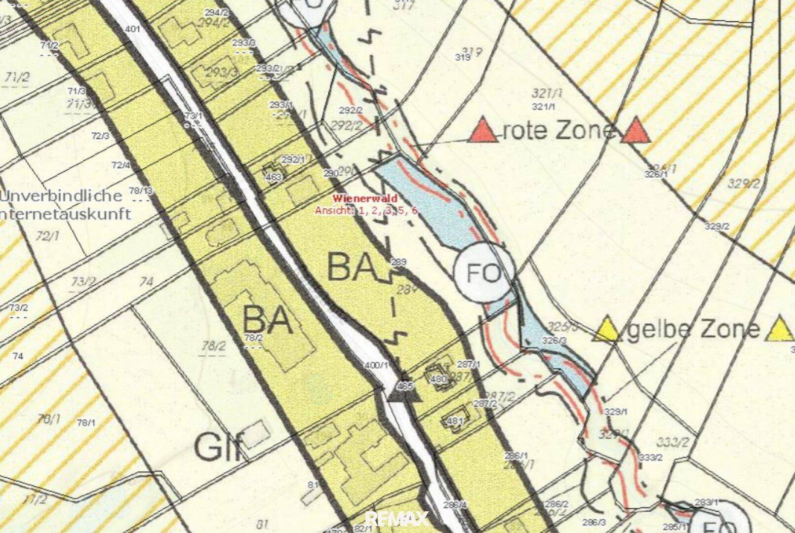 BAUTRÄGER AUFGEPASST! Gesamt ca. 8.380 m² Wohnbau- Grundstück in Grünruhelage, nähe A 21 - Ansicht 3