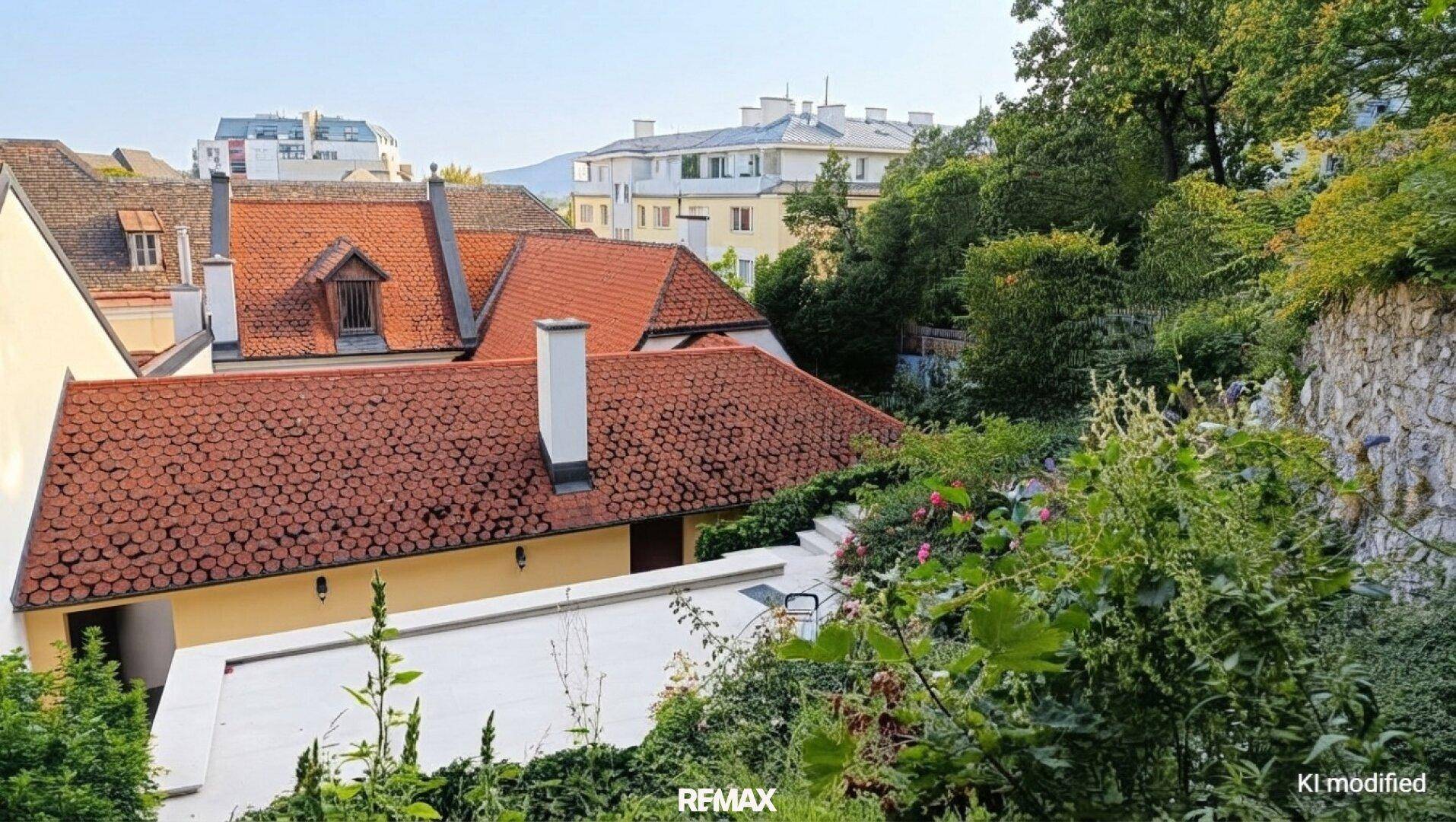 Blick vom Garten