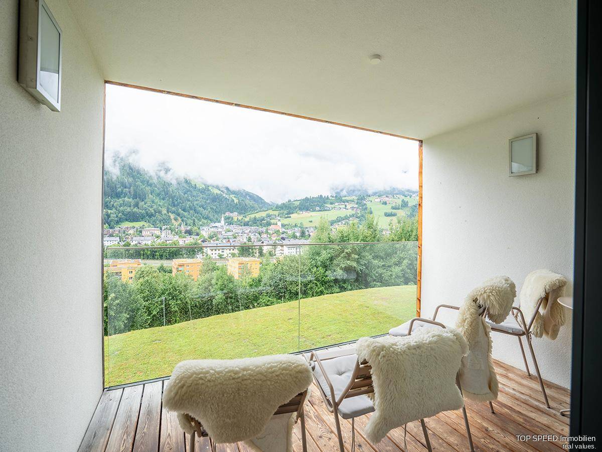 Ausblick und Balkon