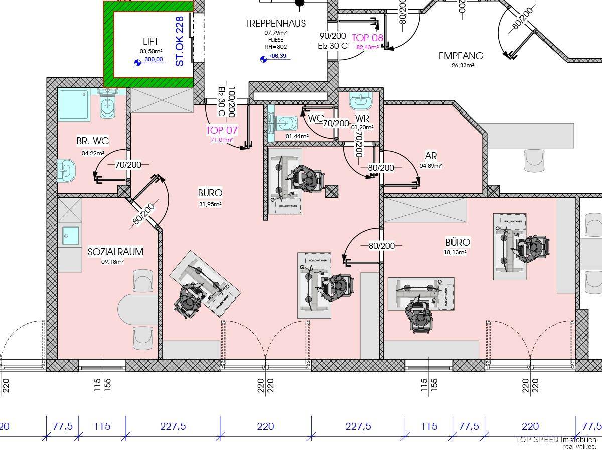 Büro- bzw. Praxisfläche an der Hauptstraße – St. Johann im Pongau - Ansicht 2