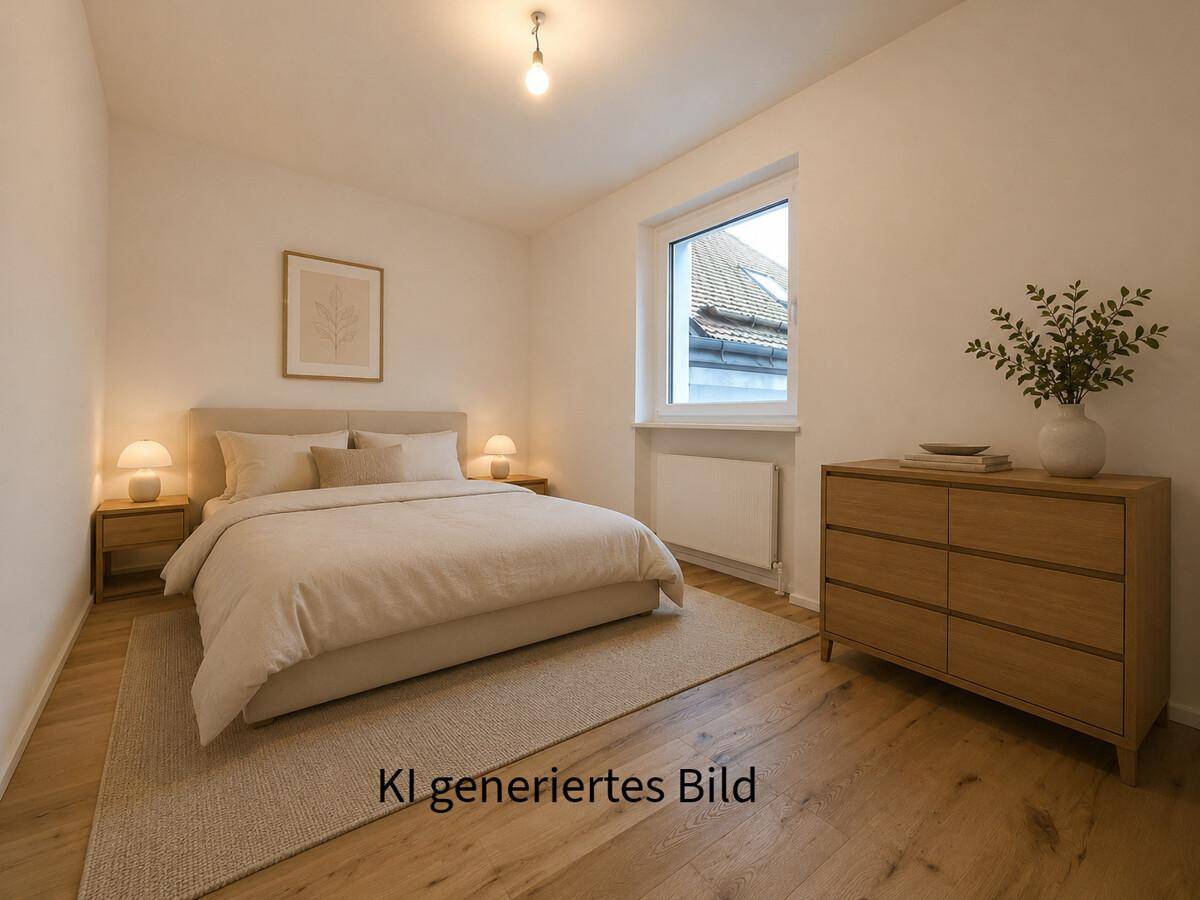 KI generiertes Bild - Schlafraum 2
