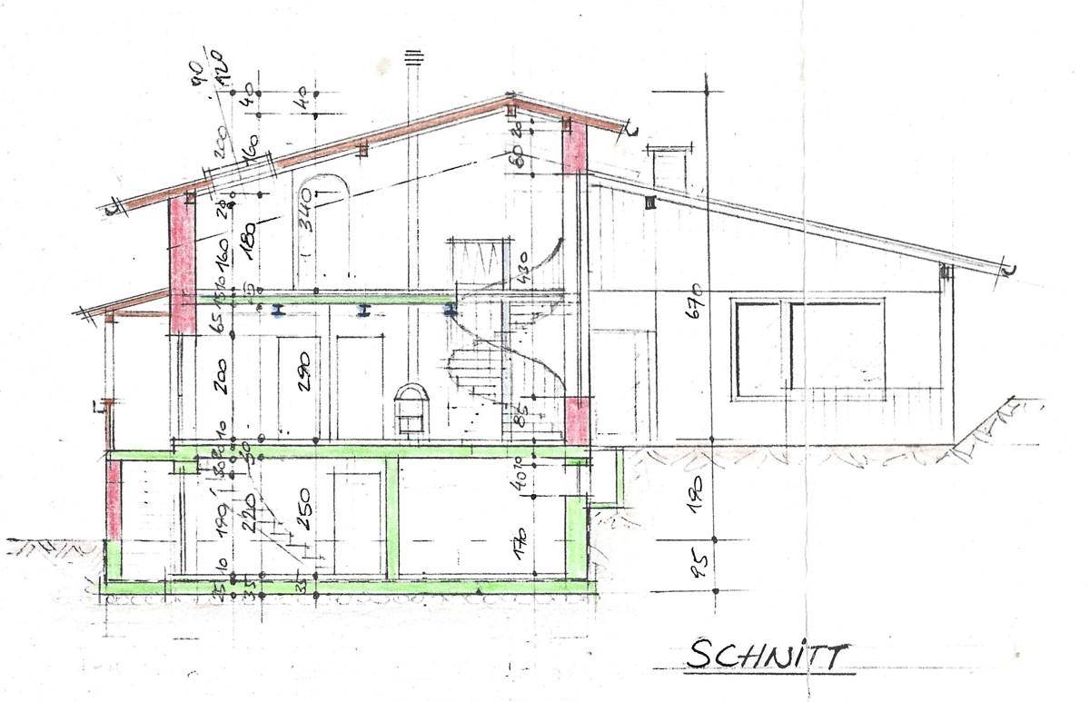 Schnitt Zubau