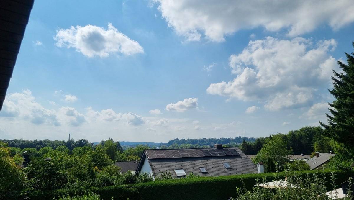 Ausblick vom Balkon Richtung Altstadt von Steyr