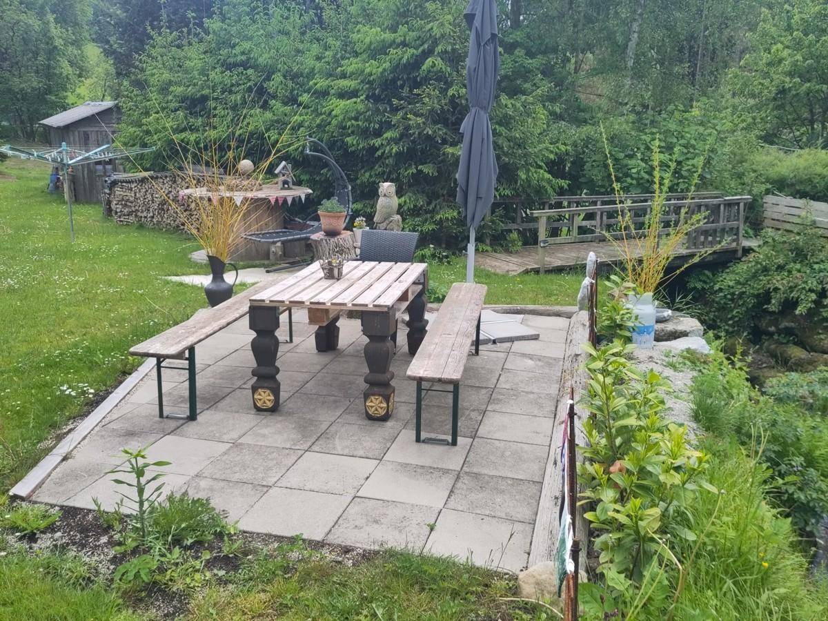 Sitzecke im Garten