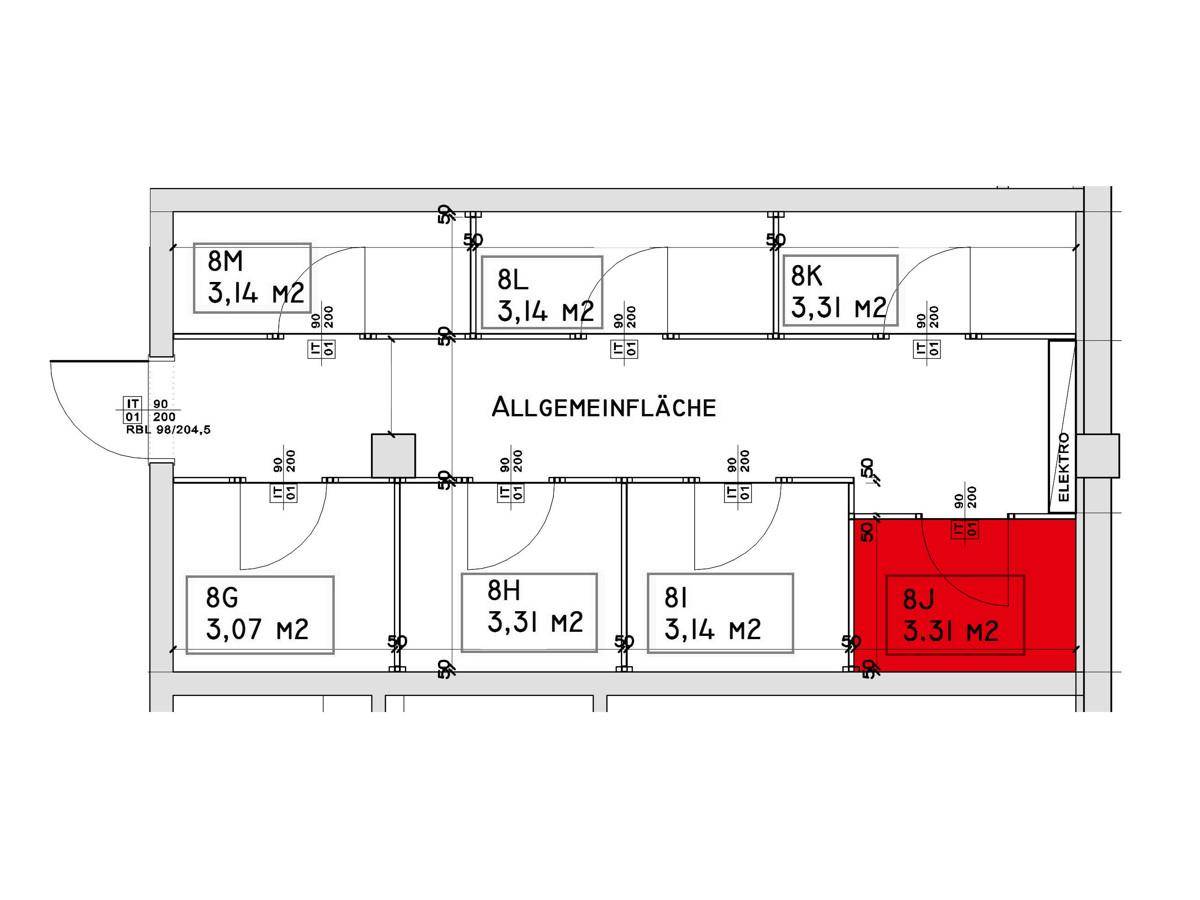 Lageplan Abstellraum