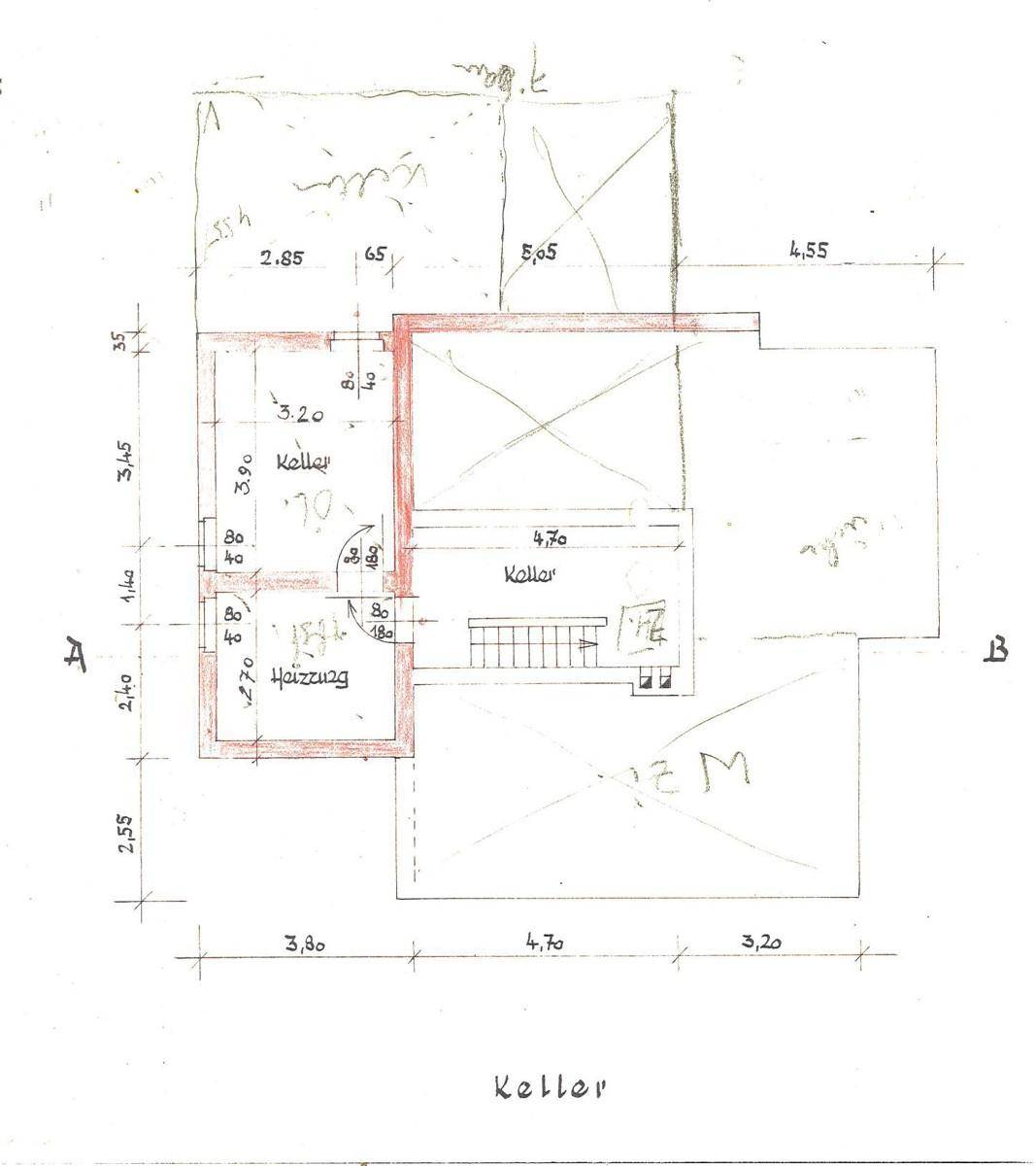 Grundriss Keller