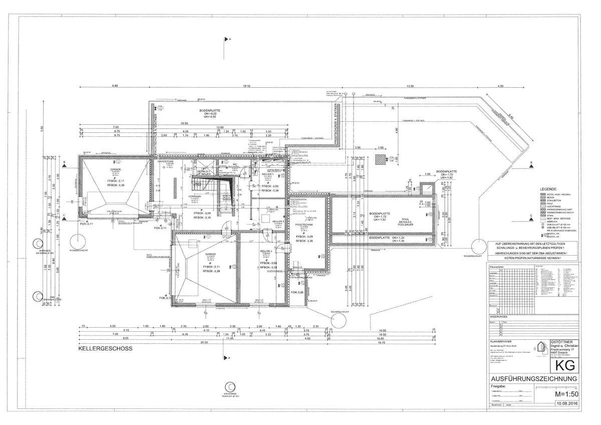 Grundriss Kellergeschoss