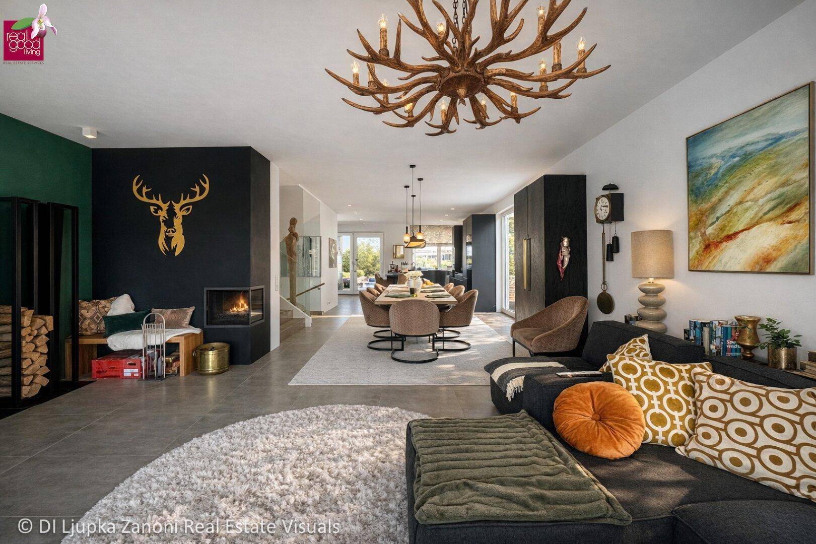 Möbliertes Designer-Doppelhaus mit Spa &amp; Pool nahe Wien - Vista 2