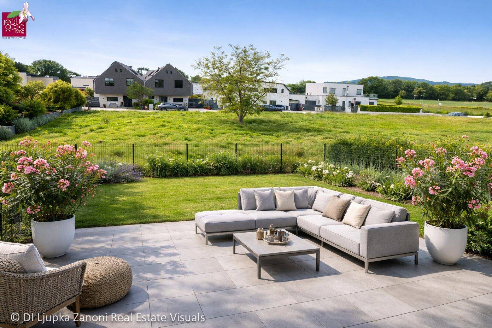 Licht, Raum &amp; Garten: 125 m² Wohnfläche mit außergewöhnlichem 160 m² Privatgarten - Ansicht 3