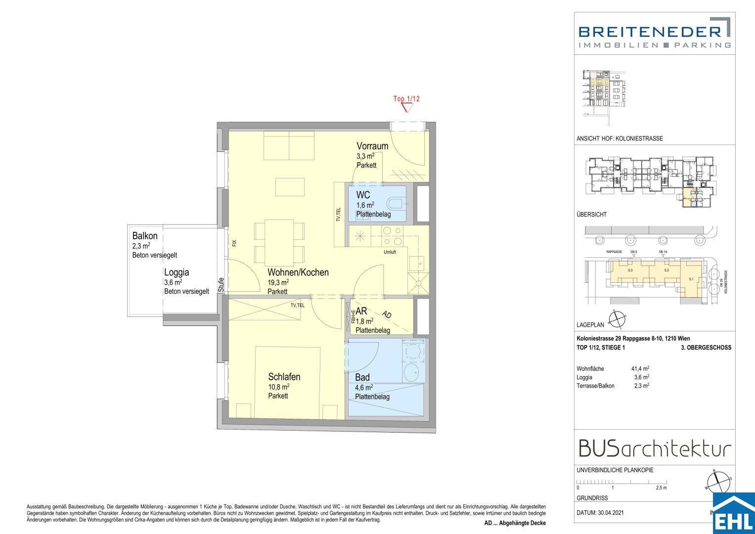 Wunderschöne 2-Zimmer-Wohnung mit perfekter Infrastruktur - Ansicht 6