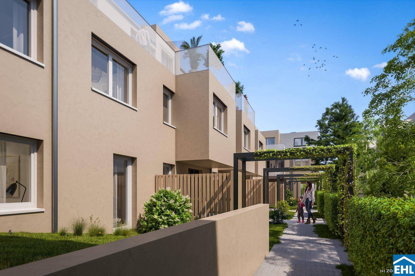 Exklusives Doppelhausflair: Ihr Traumhaus im Grünen von LIESING GARDENS – pohled 4
