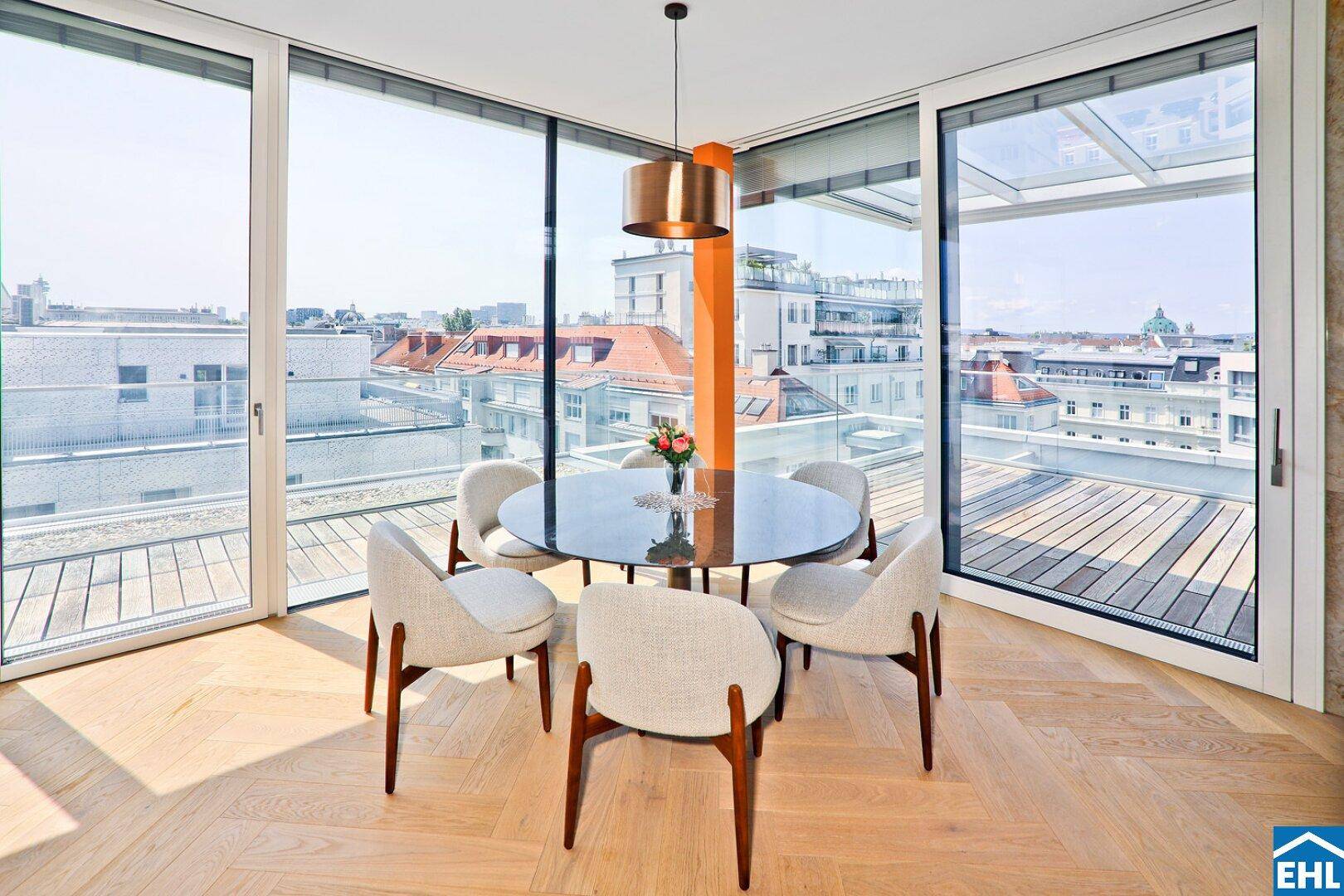 Exquisites Penthouse im Herzen des Wiener Botschaftsviertels - Ansicht 4