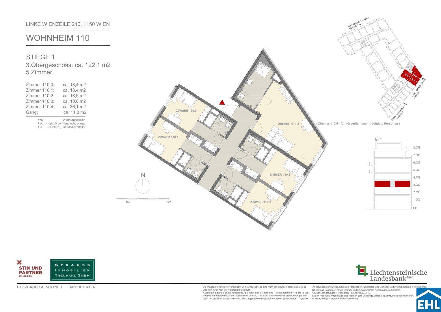 Barrierefreie Wohnung in ausgezeichneter Lage und optimaler Verkehrsanbindung - Widok 6