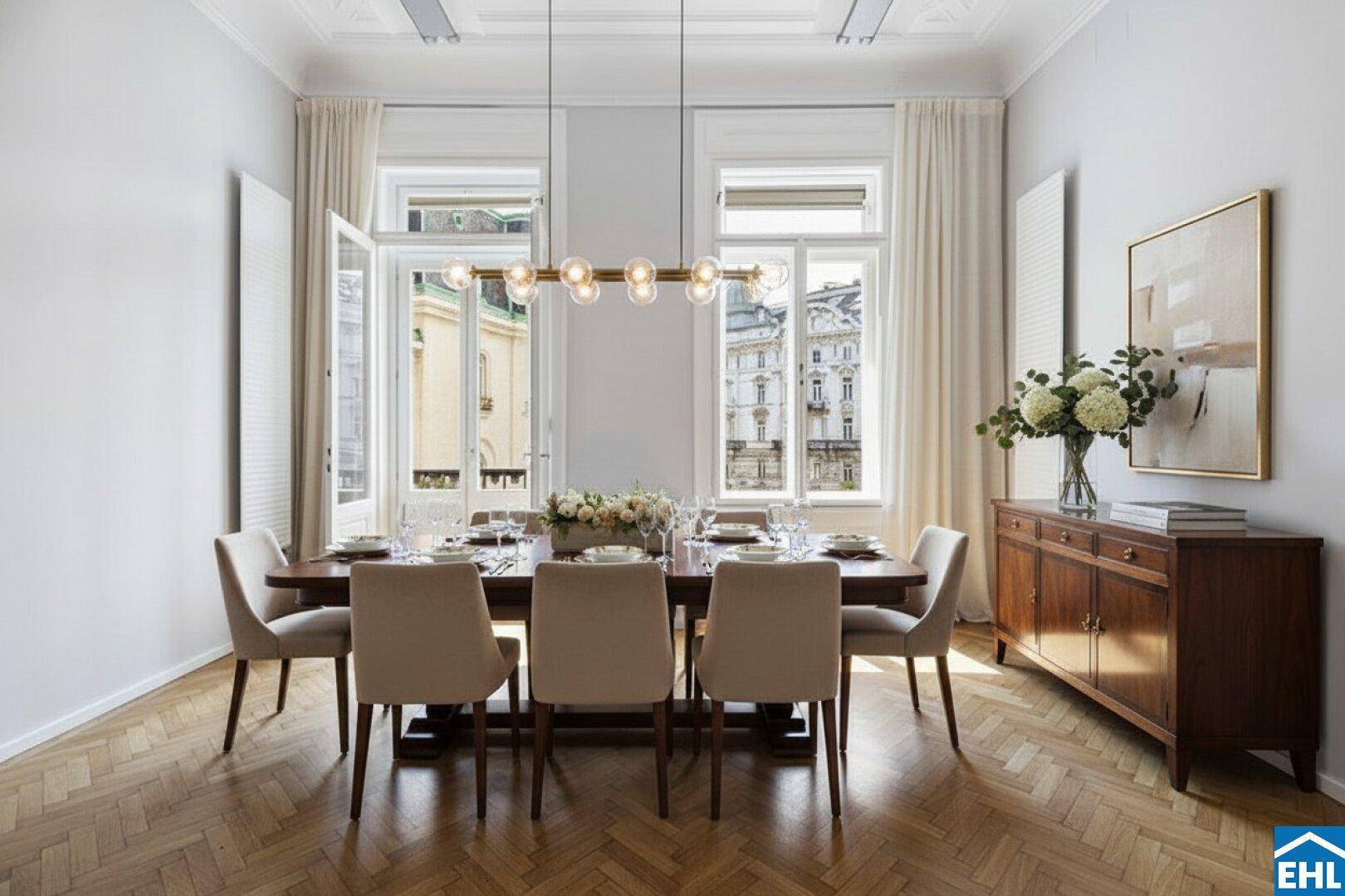 Wunderschöne Altbauwohnung mit Blick auf die französische Botschaft – pohled 3