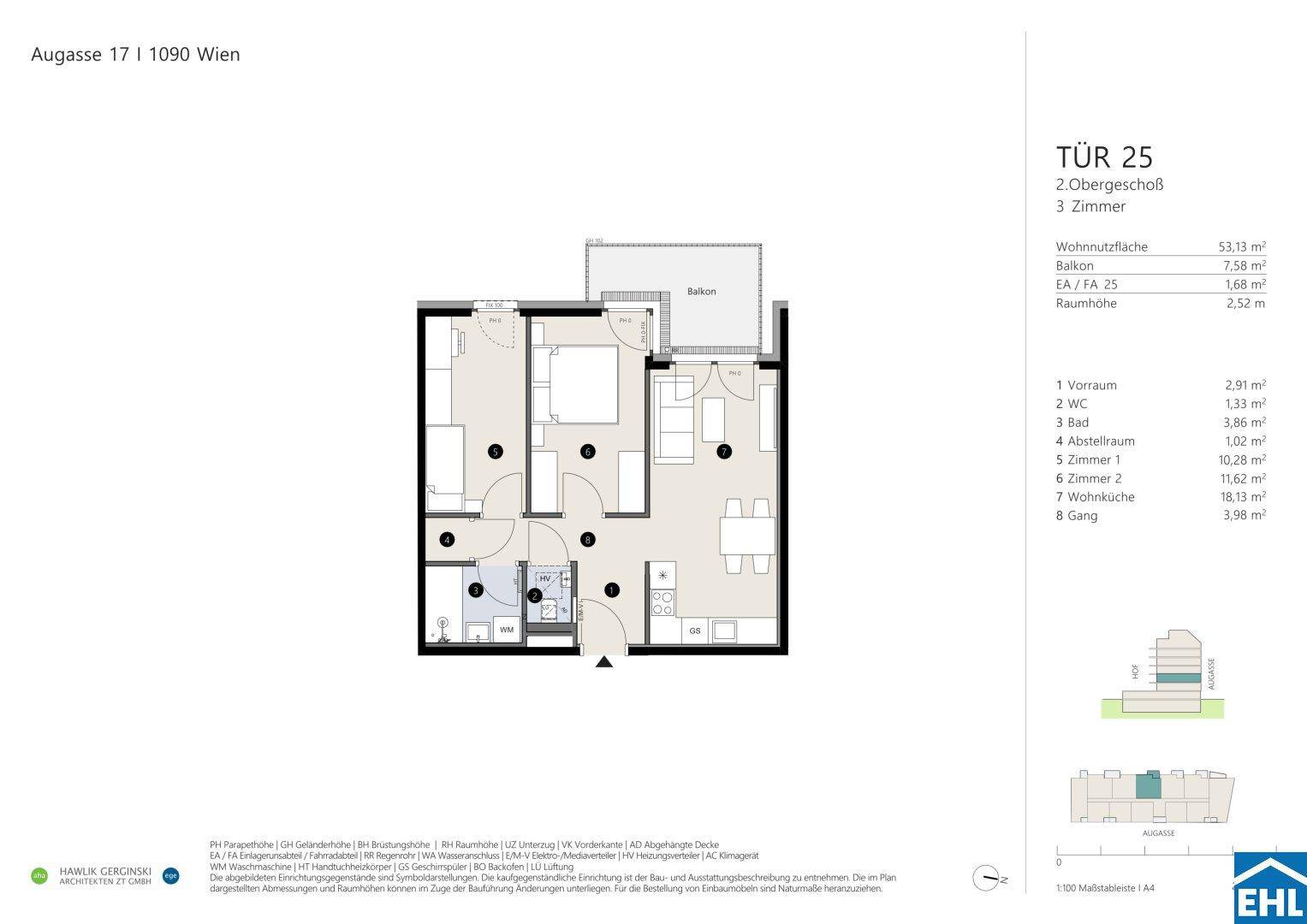 Apartment in Wien, Lichtental, Katastralgemeinde Alsergrund - Ansicht 5
