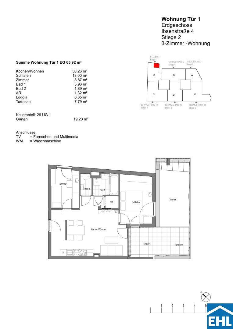 Gartenwohnung - 3-Zimmer Wohnung Nähe U3 "Hütteldorfer Straße" - Więcej