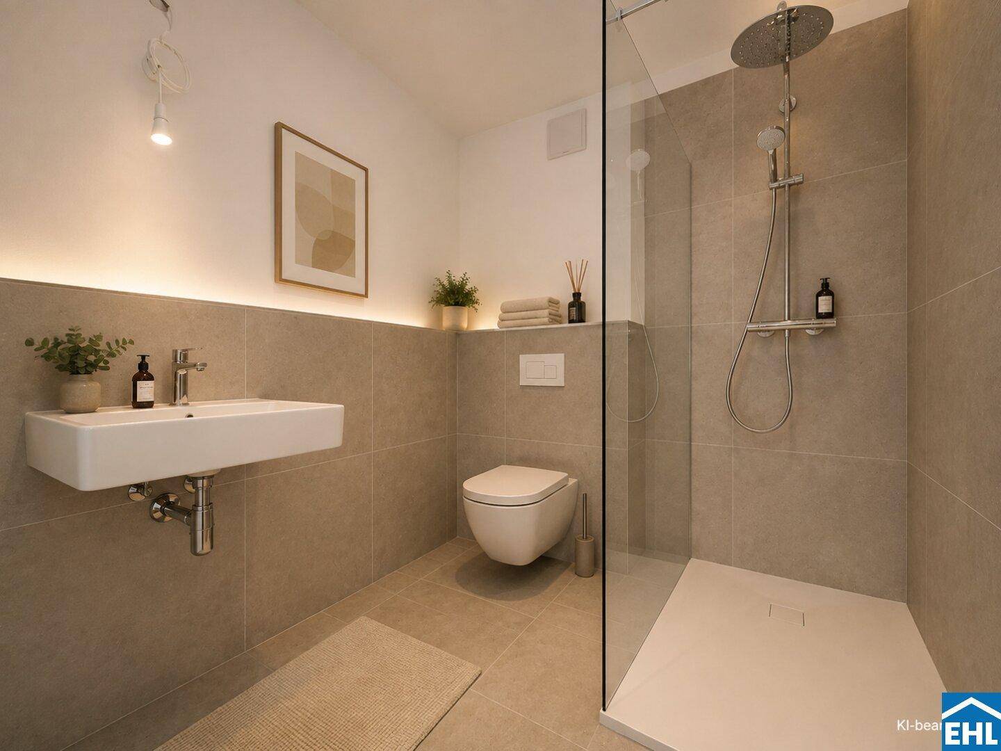 Badezimmer gestaged
