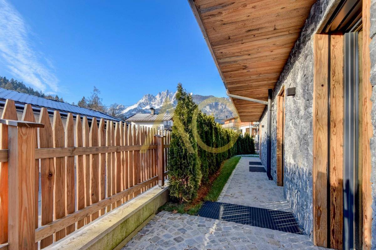 South Terrasse from Sleeping and Bathroom Alpine Luxury Experience- Your Exclusive Chalet in the Heart of Kitzbühel District